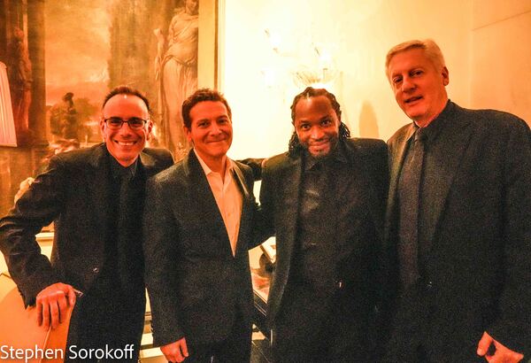 Tedd Firth, Michael Feinstein, Mark McLean, David Finck Photo