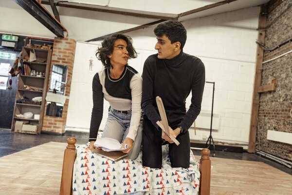 Photos: In Rehearsal for Michael Morpurgo's THE SLEEPING SWORD At The Watermill Image