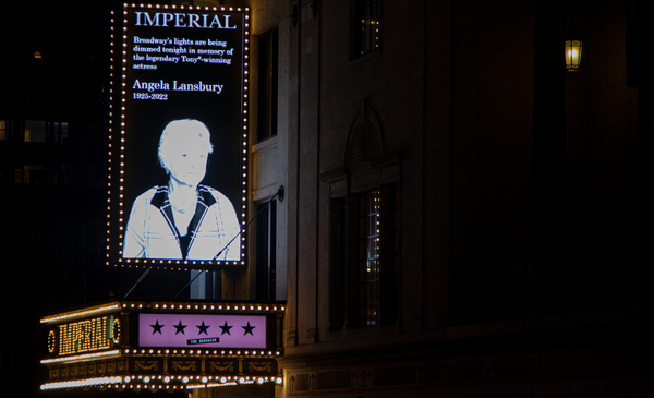 Photos: Broadway Lights Dim in Honor of Angela Lansbury  Image