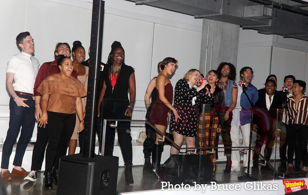 Photos: The Cast of & JULIET Performs for the Press! Image