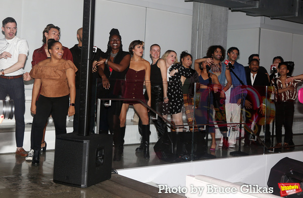 Photos: The Cast of & JULIET Performs for the Press! Image