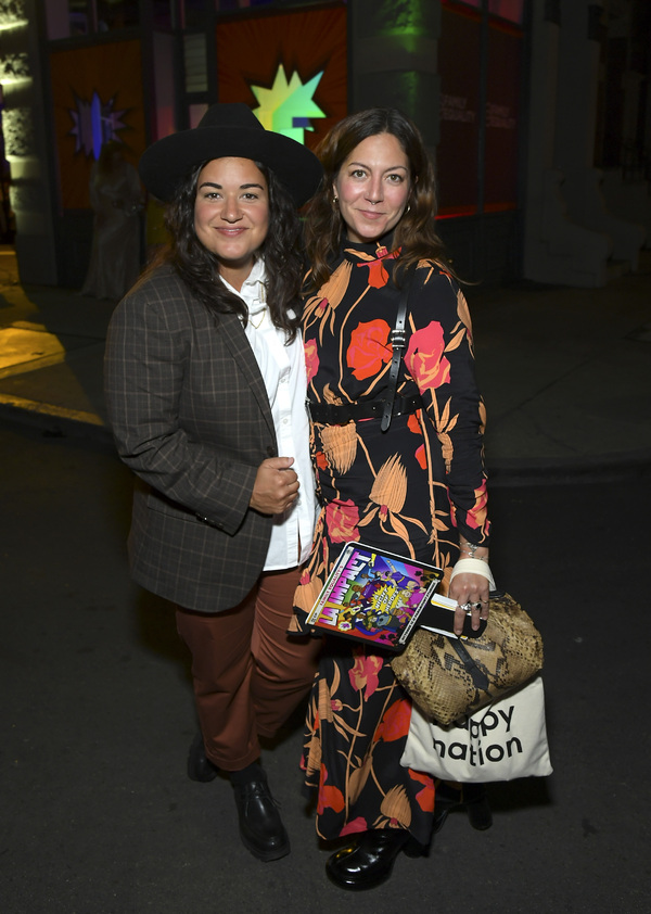 Sabrina Jalees (L) attends Family Equality's LA Impact: A Night of Heroes at Paramoun Photo