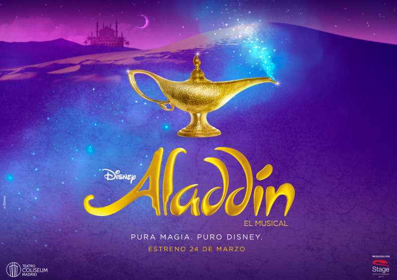 ALADDIN se estrenará el 24 de marzo de 2023 en el Teatro Coliseum de Madrid  Image