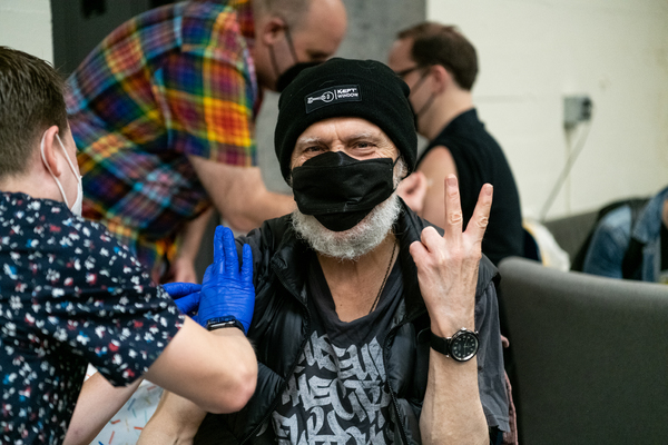 Photos: Andy Karl, Stephanie J. Block, Gavin Creel & More Get Their Flu Shots Thanks to The Entertainment Community Fund 