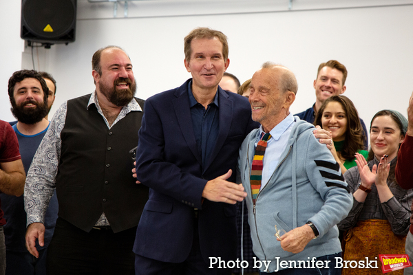 Stas Kmiec, Joel Grey and the cast of FIDDLER ON THE ROOF Photo