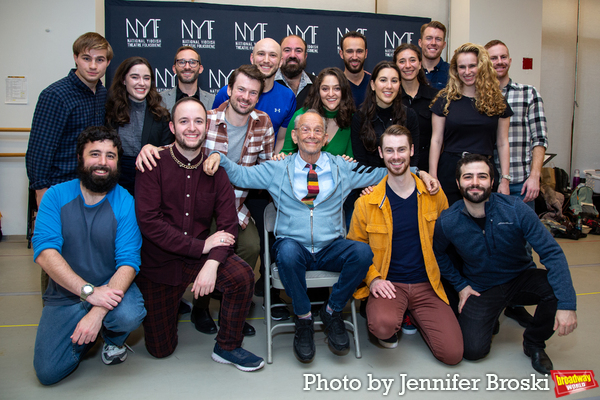 Joel Grey and the ensemble cast of FIDDLER ON THE ROOF Photo