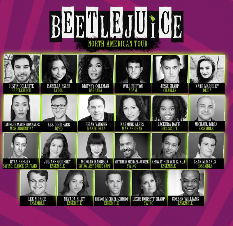 Full Cast and Tour Dates Announced For BEETLEJUICE North American Tour Image