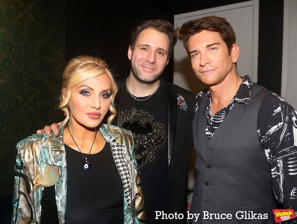 Orfeh, Musical Director/Arranger Steven Jamail and Andy Karl Photo