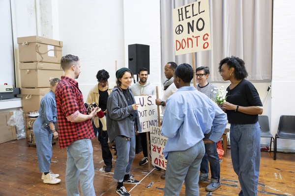 Photos: Inside Rehearsal For BEST OF ENEMIES, Starring Zachary Quinto and More! Image