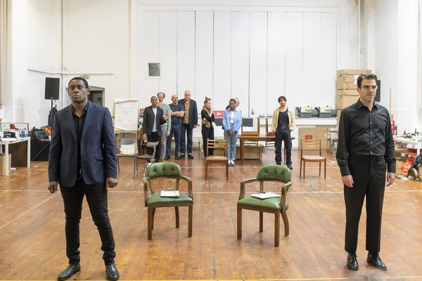 Photos: Inside Rehearsal For BEST OF ENEMIES, Starring Zachary Quinto and More! Image