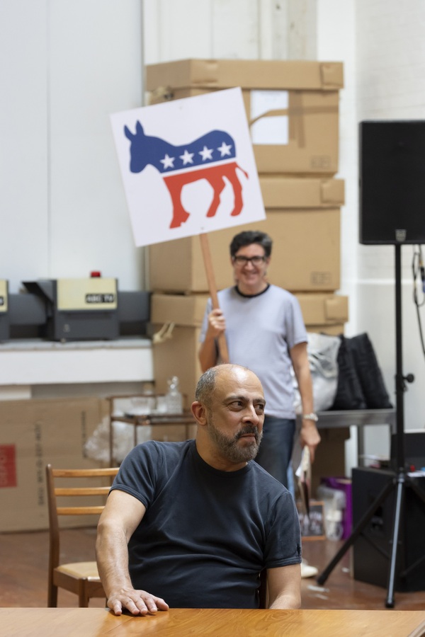 Photos: Inside Rehearsal For BEST OF ENEMIES, Starring Zachary Quinto and More! Image