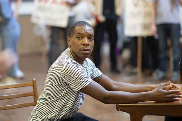 Photos: Inside Rehearsal For BEST OF ENEMIES, Starring Zachary Quinto and More! Image