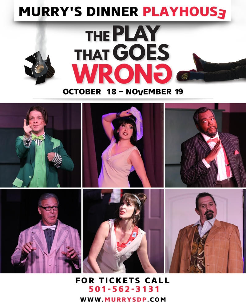 Review: THE PLAY THAT GOES WRONG at Murry's Dinner Playhouse Keeps You Laughing from Beginning to End 