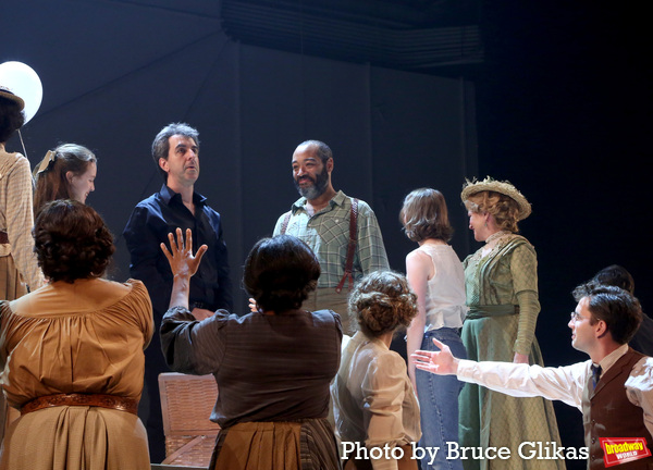 Composer Jason Robert Brown and the cast of "Parade" Photo