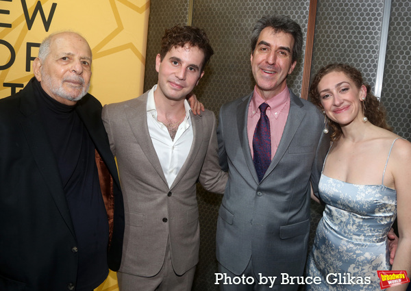 Playwright Alfred Uhry, Ben Platt, Composer Jason Robert Brown and Micaela Diamond Photo