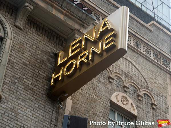 Signage at The Lena Horne Theater Photo