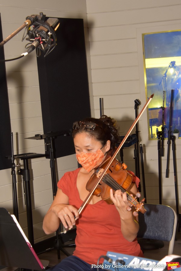Photo Exclusive: See the Cast of ALADDIN in the Recording Studio for CAROLS FOR A CURE 2022 Image