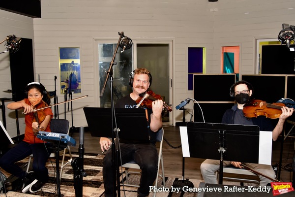 Photo Exclusive: See the Cast of ALADDIN in the Recording Studio for CAROLS FOR A CURE 2022 Image