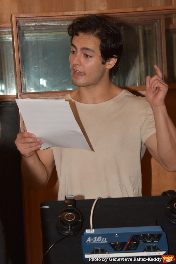 Photo Exclusive: See the Cast of ALADDIN in the Recording Studio for CAROLS FOR A CURE 2022 Image