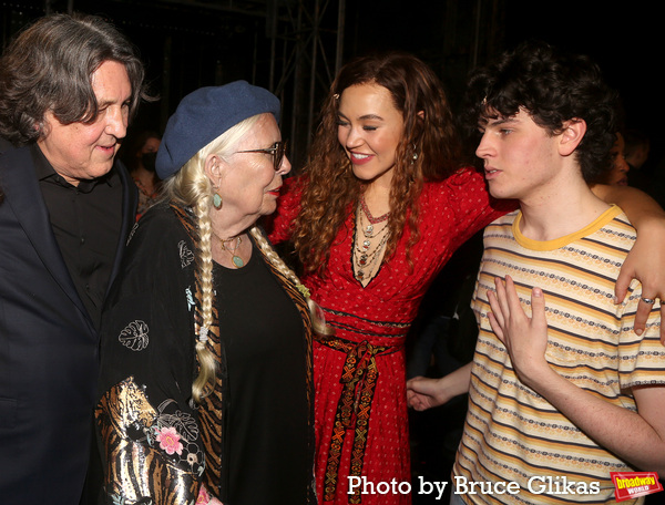 Photos: Joni Mitchell Joins the Cast of ALMOST FAMOUS Backstage on Opening Night Image