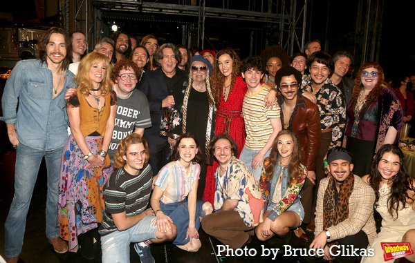 Photos: Joni Mitchell Joins the Cast of ALMOST FAMOUS Backstage on Opening Night Image