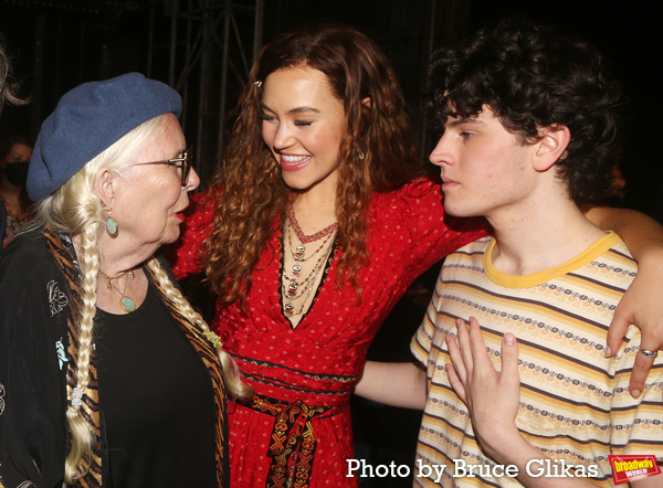 Photos: Joni Mitchell Joins the Cast of ALMOST FAMOUS Backstage on Opening Night Image