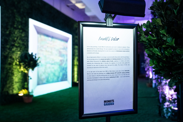 Photos/Video: First Look at MONET'S GARDEN THE IMMERSIVE EXPERIENCE Image