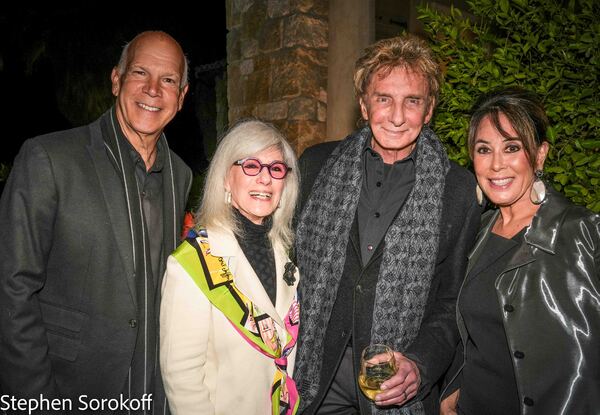 David Zippel, Jamie deRoy, Barry Manilow, Catherine Adler Photo