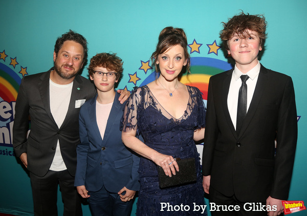 Christopher Fitzgerald, Emmett Fitzgerald, Director Jessica Stone and Charlie Fitzger Photo