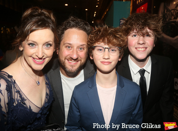 Director Jessica Stone, Christopher Fitzgerald, Emmett Fitzgerald and Charlie Fitzger Photo