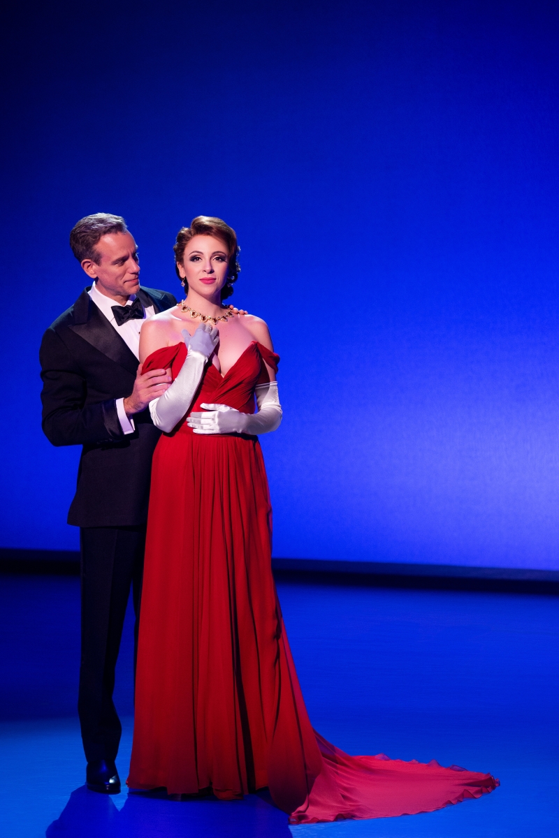 (L to R) Adam Pascal and Olivia Valli Credit: Matthew Murphy for MurphyMade