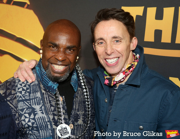 "The Lion King" Original Cast Members Stanley Wayne Mathis and Kevin Cahoon Photo