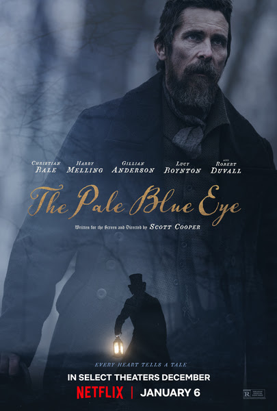 Photo: Netflix Shares THE PALE BLUE EYE Starring Christian Bale Film Poster 