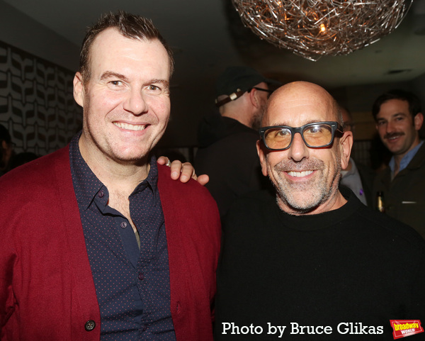 Jeb Kreager and The New Group Founding Artistic Director Scott Elliott Photo