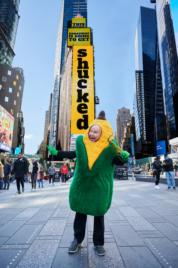 Photos & Video: The Company of SHUCKED Takes Over Times Square Image