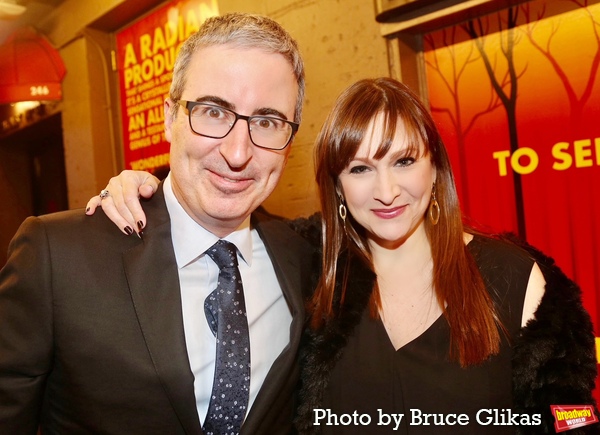 Host John Oliver and Lisa Goldberg Photo