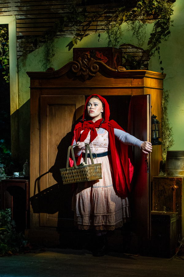 atie Mariko Murray (Cinderella) in Into the Woods at Signature Theatre. Photo by 
Chr Photo
