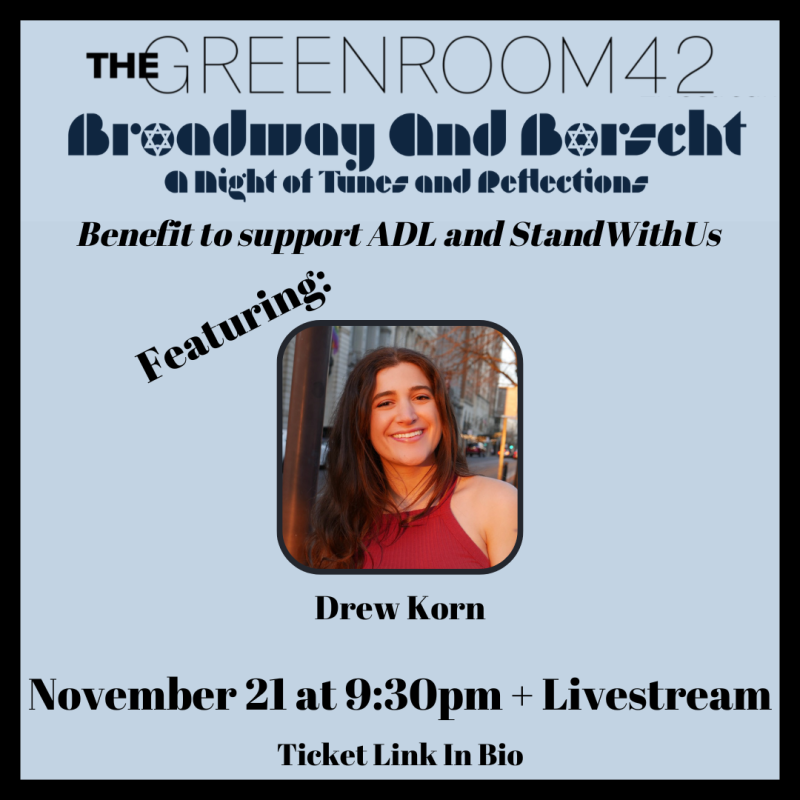 Interview: Noah Marlowe of BROADWAY AND BORSCHT at The Green Room 42 November 21st 