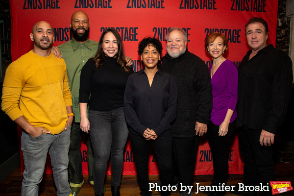 Photos: The Company of BETWEEN RIVERSIDE AND CRAZY Meets the Press! Image