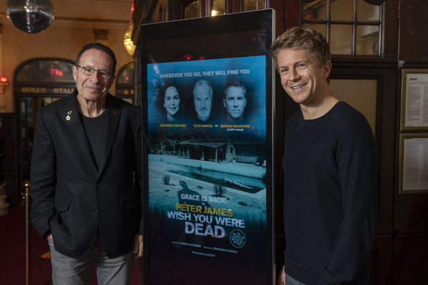 Photos: Peter James Meets George Rainsford, His New Roy Grace, on Stage at Theatre Royal Brighton Image