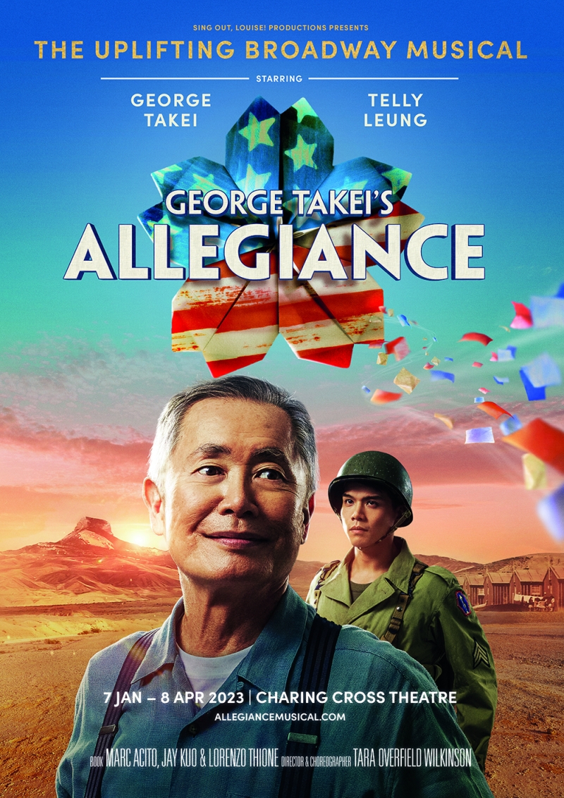 Photo: New Artwork Revealed For the London Premiere of George Takei's ALLEGIANCE Image