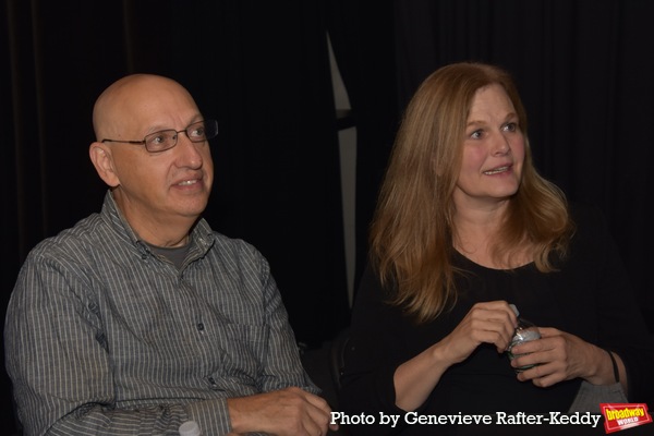 Sanford Silverberg and Cate Cammarata (TRU Literary Manager and tonight's moderator) Photo
