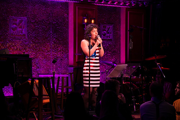 Sarah Steele debuts a new cover of SOS by Abba at 54 Sings For Planned Parenthood, ho Photo