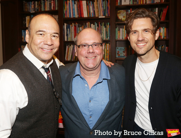 Danny Burstein, Author David Cote and Aaron Tveit Photo