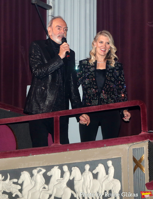 Photos: Neil Diamond Performs and Meets With the Cast at Opening Night of A BEAUTIFUL NOISE Image