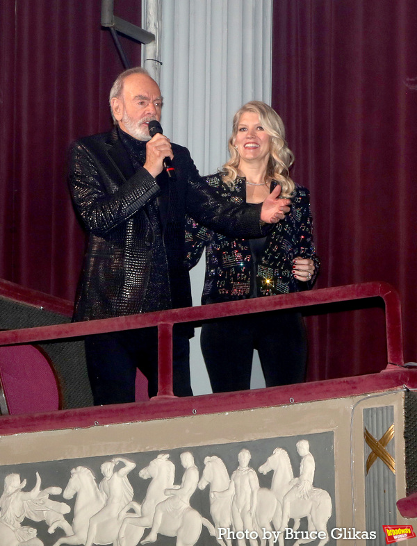 Photos: Neil Diamond Performs and Meets With the Cast at Opening Night of A BEAUTIFUL NOISE Image