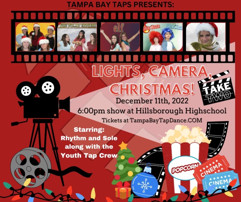 Previews: LIGHTS, CAMERA, CHRISTMAS! at Hillsborough High School Theater Image