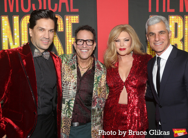 Will Swenson, Director Michael Mayer, Robyn Hurder and Producer Ken Davenport Photo