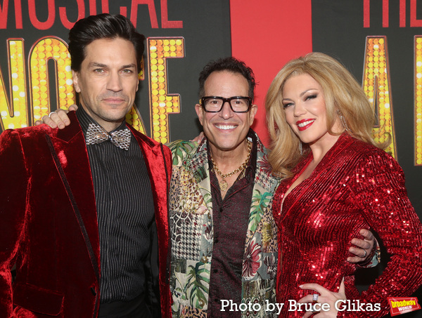 Will Swenson, Director Michael Mayer and Robyn Hurder Photo