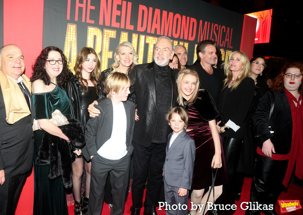 Neil Diamond and his Family Photo